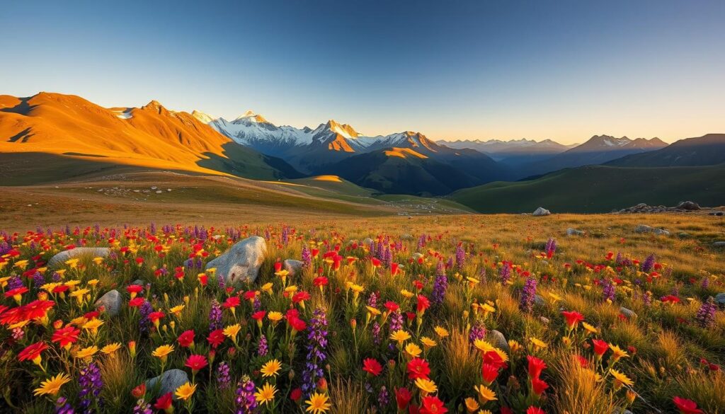 Alpine Wildblumen im Kosciuszko Nationalpark