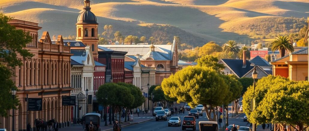 Bendigo Stadt in Australien