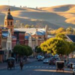 Bendigo Stadt in Australien