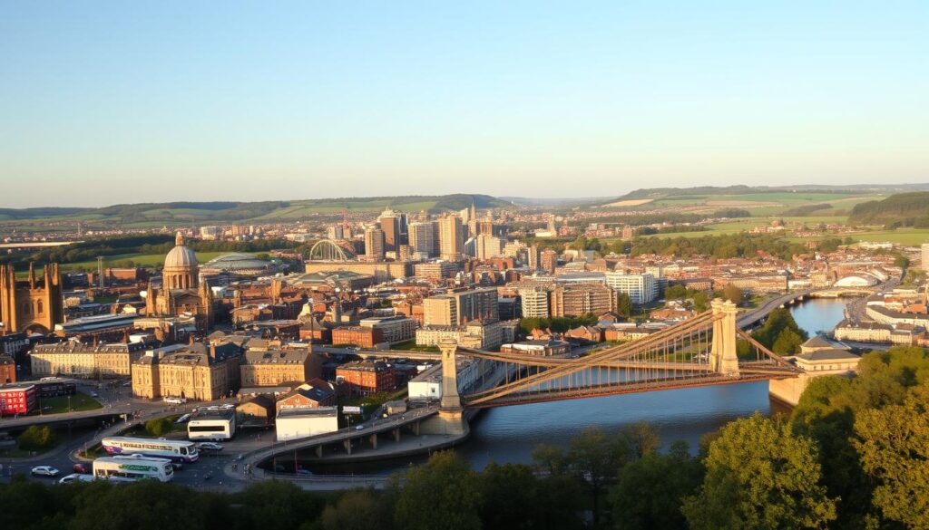 Historische Entwicklung von Newcastle upon Tyne