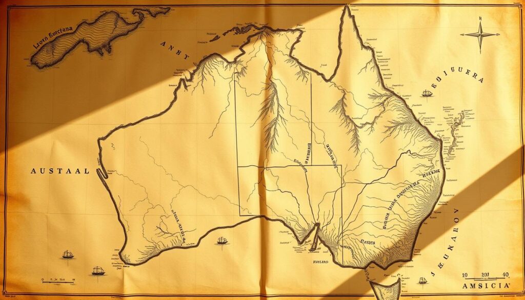 Historische Karte von New South Wales