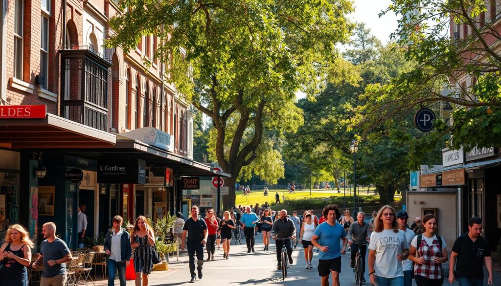 Lebensqualität und Lifestyle in Fitzroy