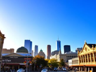 Melbourne Stadt Australiens