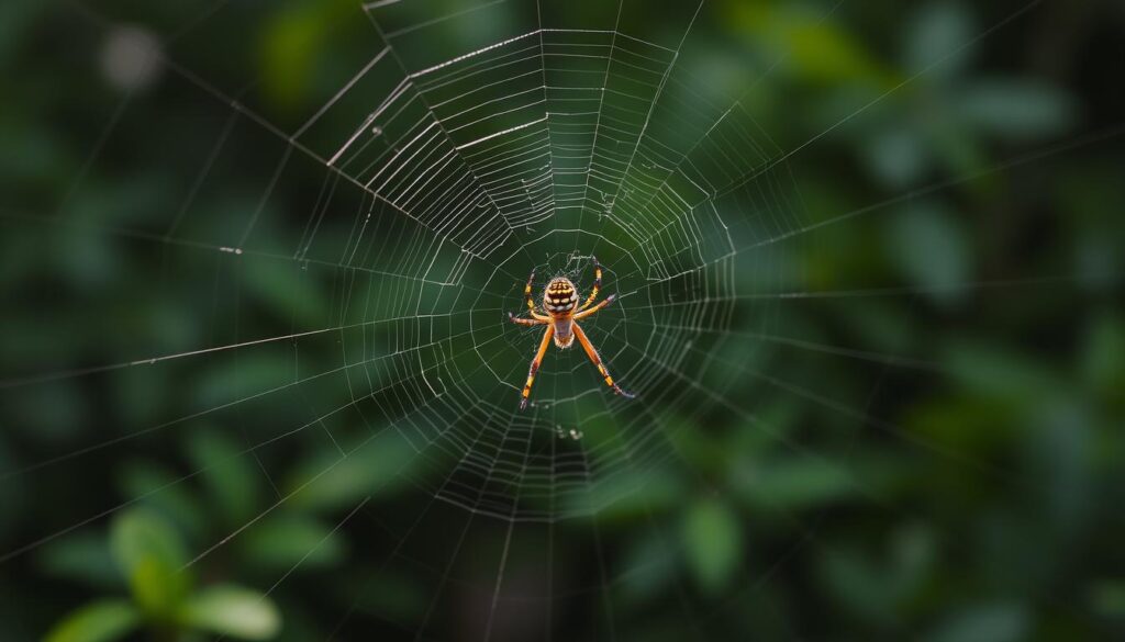 Spinnen Netzbau