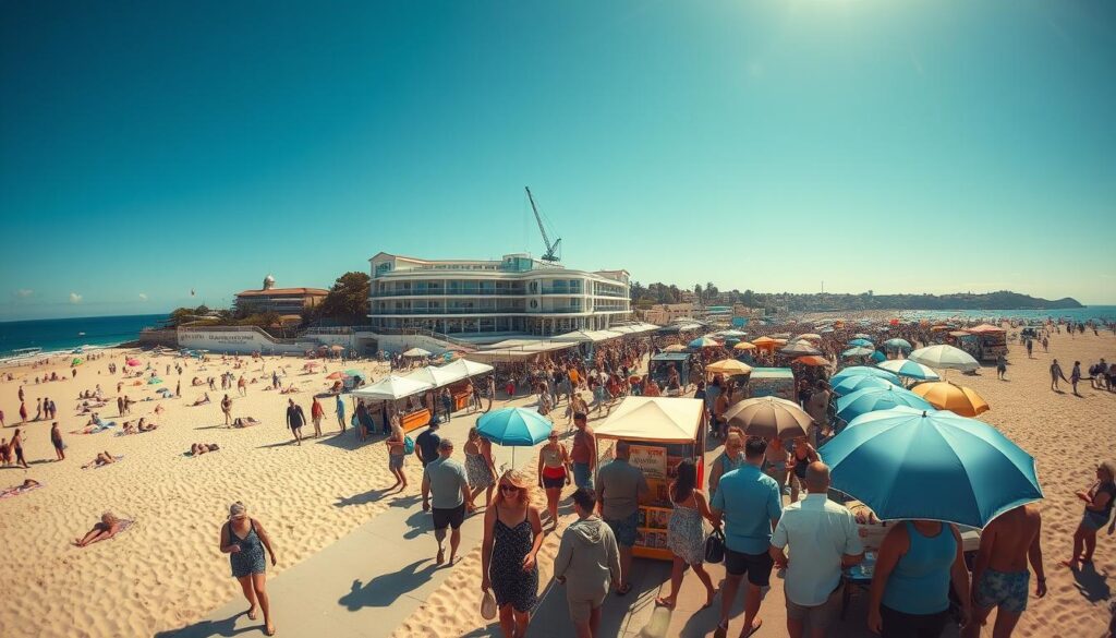 Verkehr und Events Bondi Beach