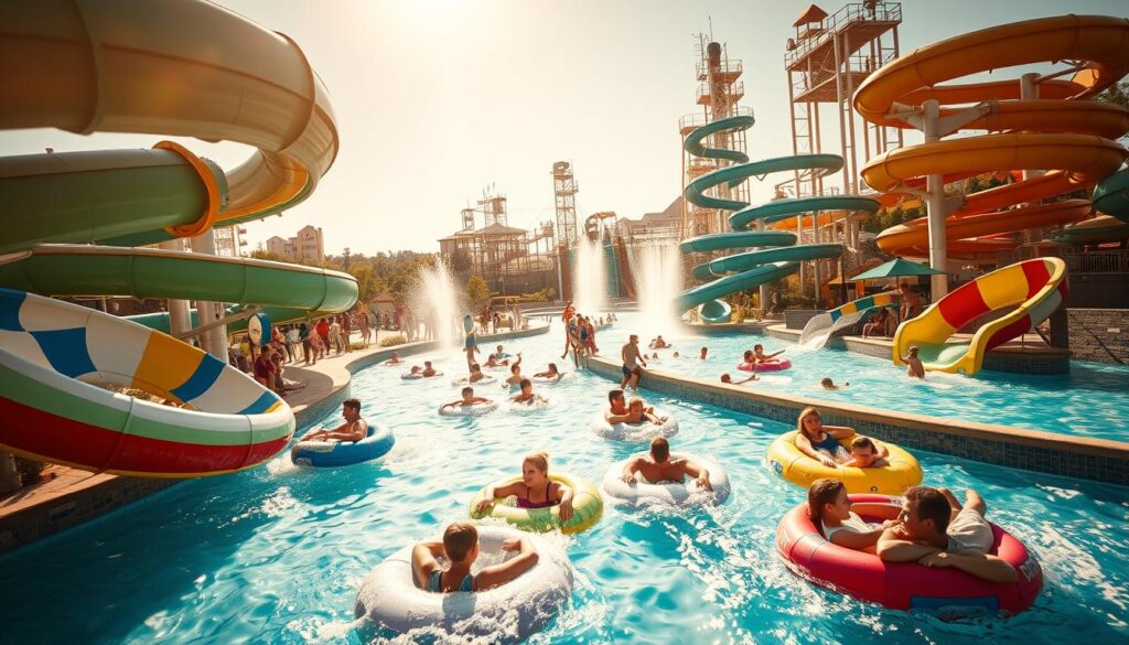 Wasserspaß im Freizeitpark