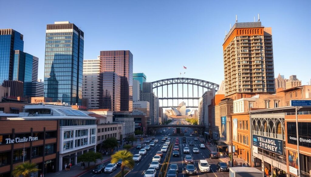 Wirtschaftliche Dynamik Sydney